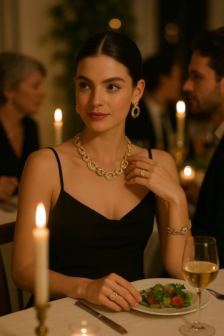 date wear anti ternish jewelry